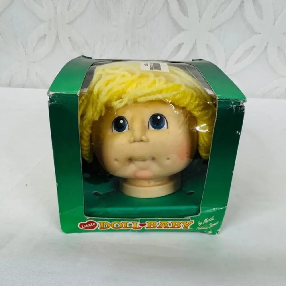 5 for $25| Original Doll Baby Doll‎ Head by Martha Nelson Blonde Ponytail